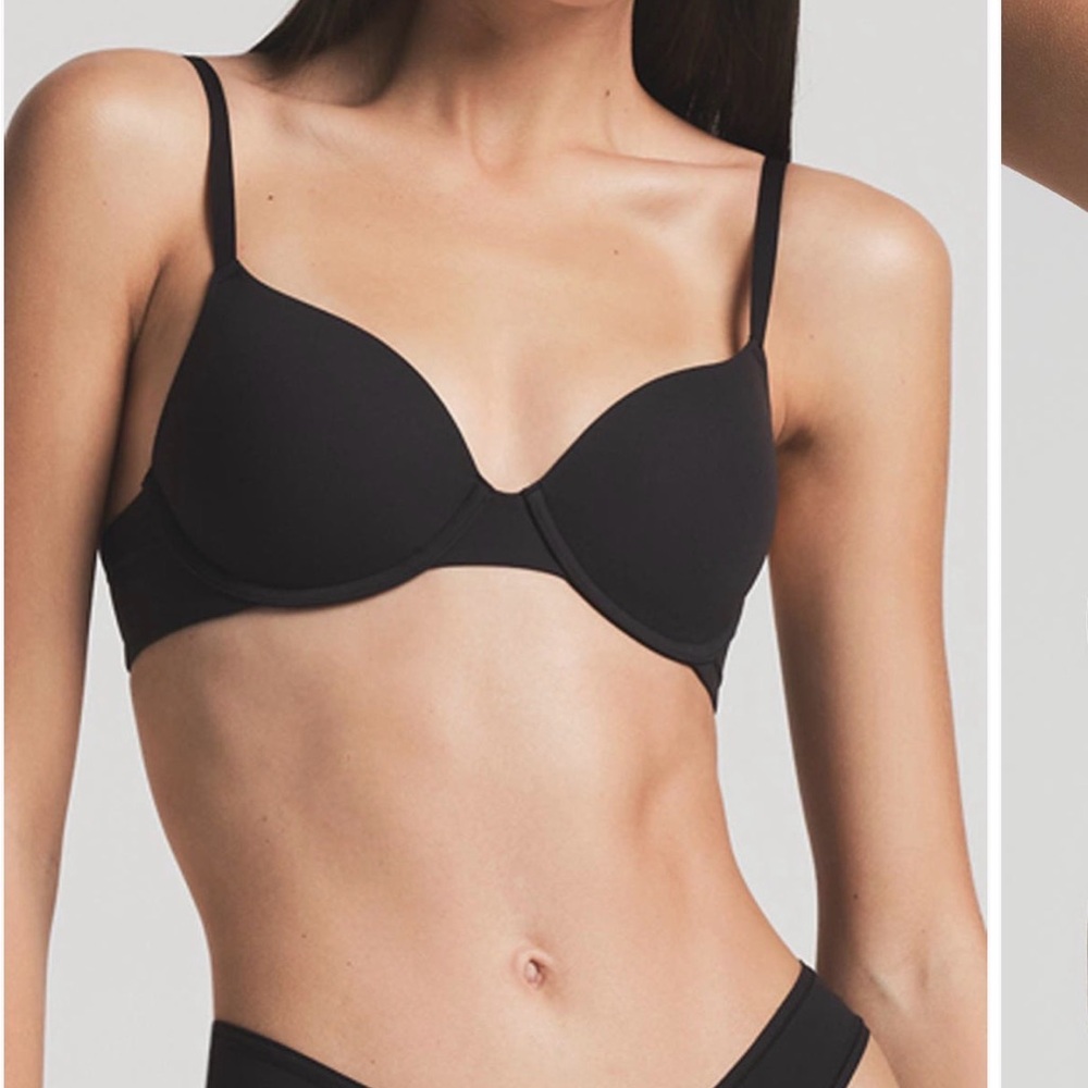 NWOT SKIMS Classic Black Women's Bra Sz 34DDD